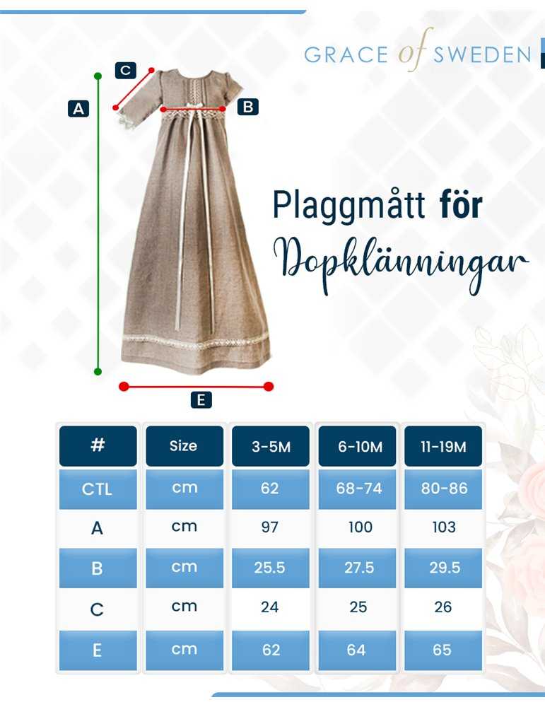 sötaste ungen i sin Dopklänning 